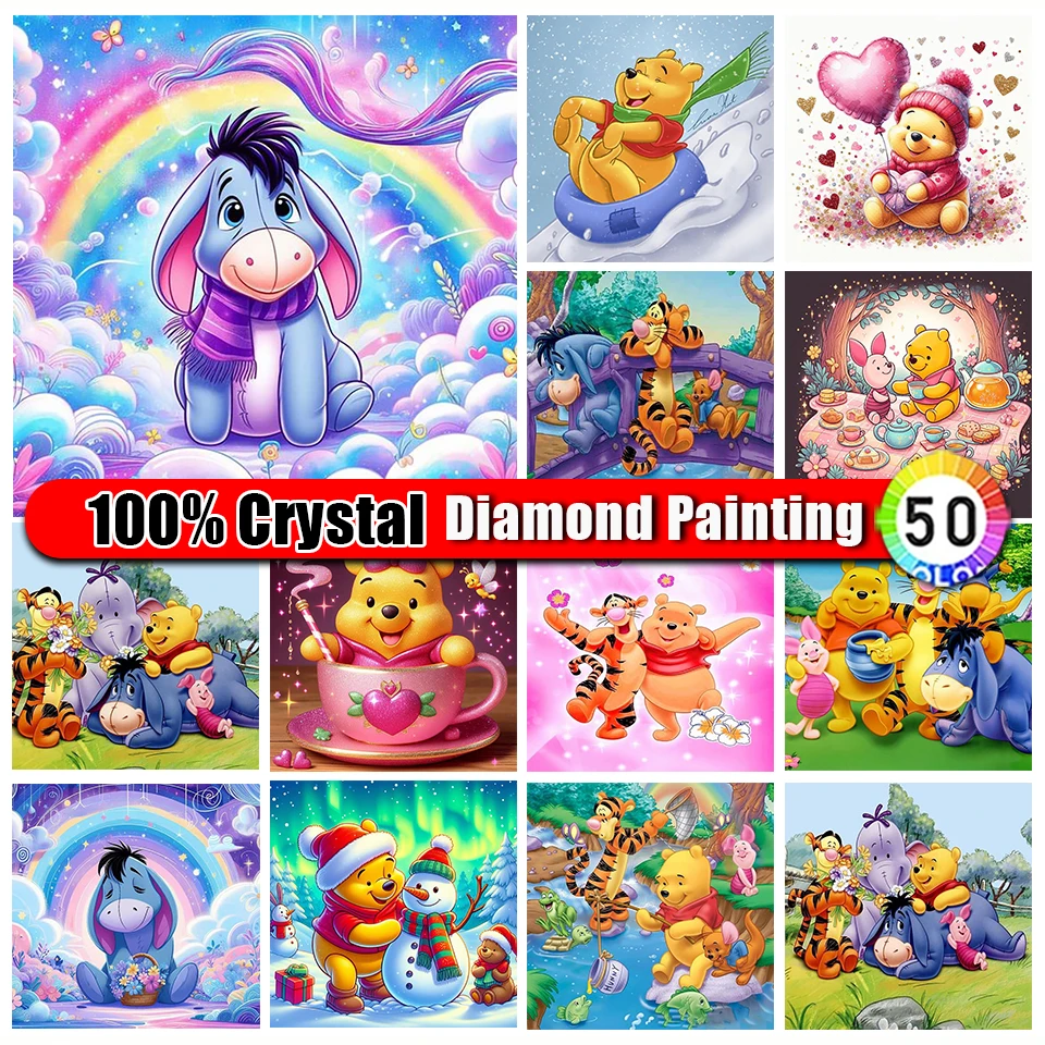 Picture Size 100% Crystal Diamond Painting 