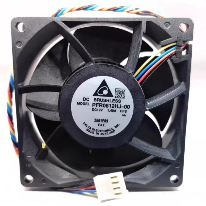 New 8025 12V 1.4A PFR0812HJ-00 8cm four wire high air volume temperature controlled cooling fan