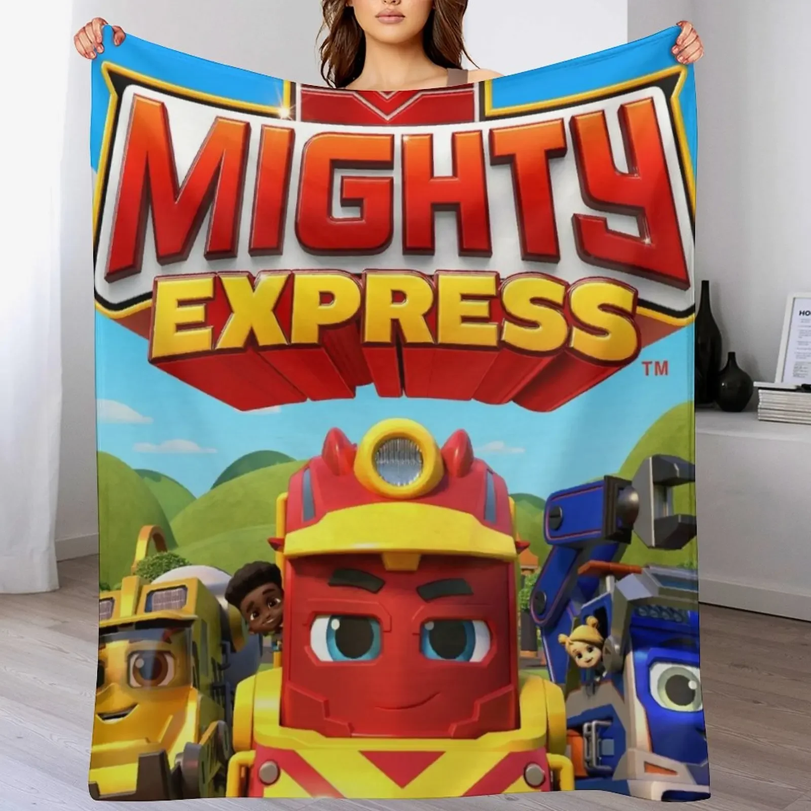 Couverture Mighty Express, couverture confortable pour la maison, cadeau pour les fêtes de Noël