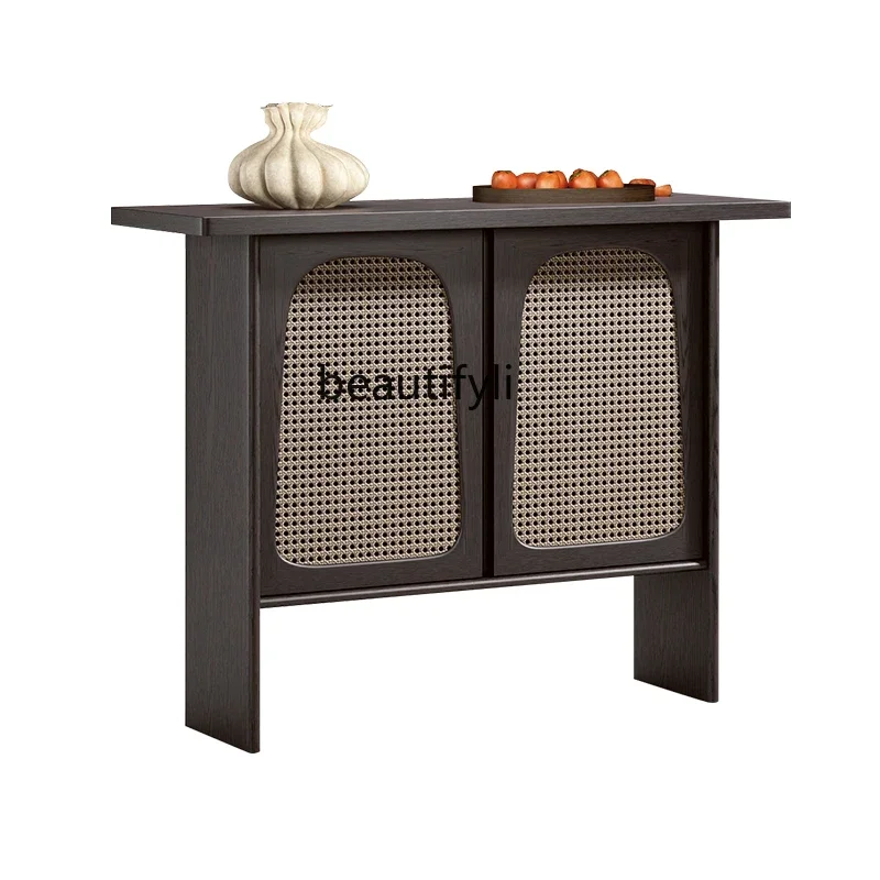 

lbLight luxury French retro entrance table, dining side locker living room