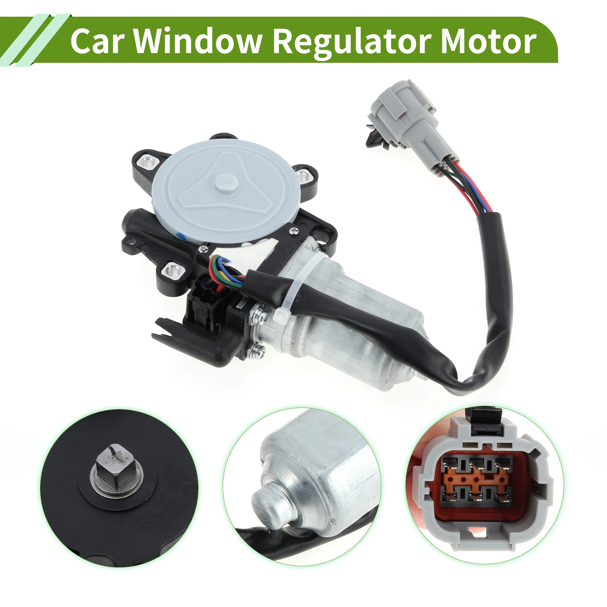 UXCELL Fensterhebermotor vorne links (Fahrerseite) für Nissan Maxima Pathfinder, 6-polig, Fensterhebermotor – Detail 4