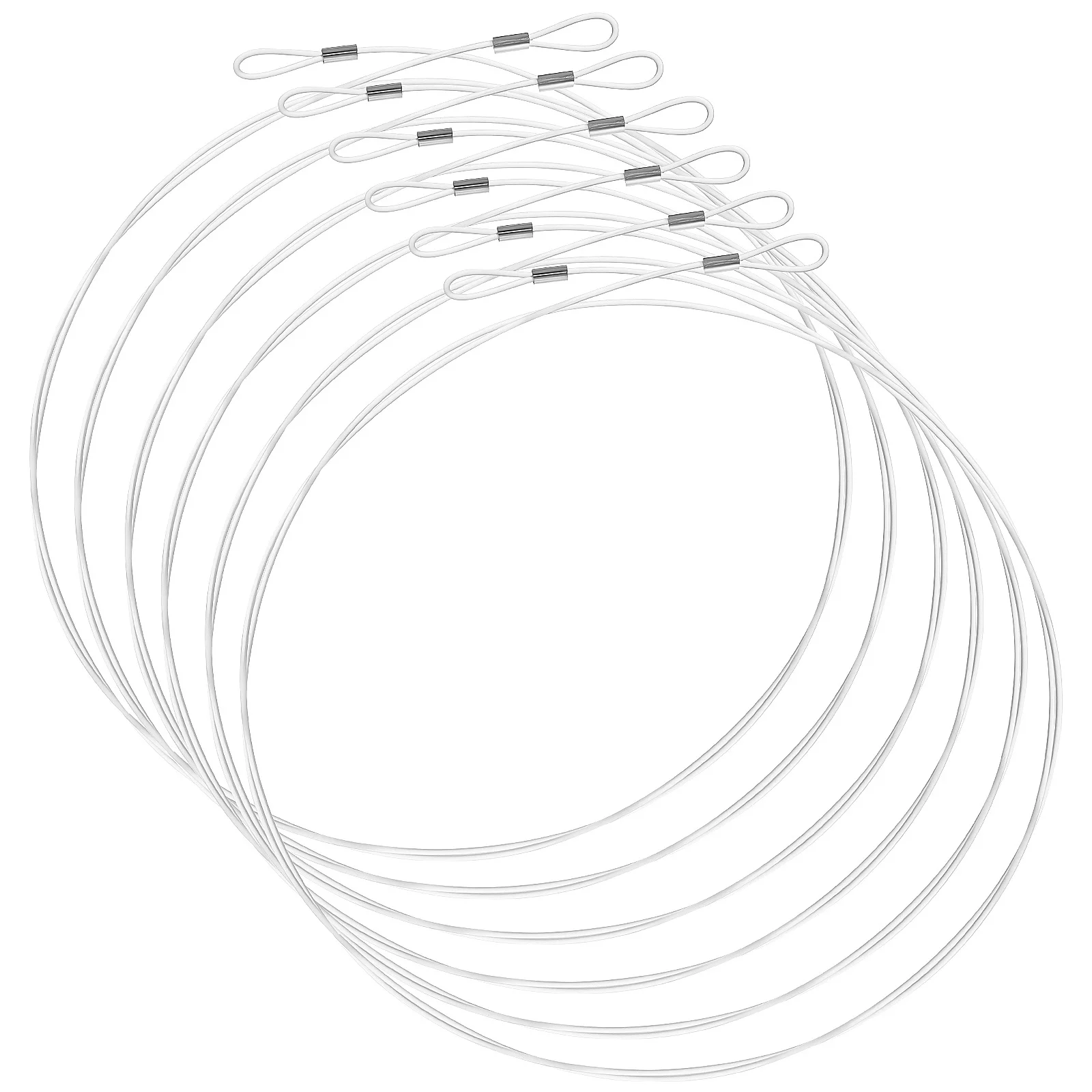 

12Pcs Nylon Clear Picture Hanging Cord Heavy Duty Wire for Hanging Decorations Frames Garlands Clothesline Rope 1.5m