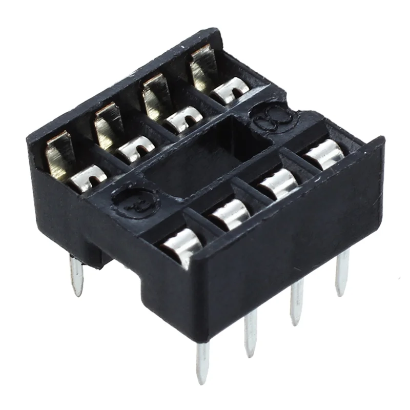 AT44-50 X 8 Pin DIP IC Sockets Adaptor Solder Type Socket