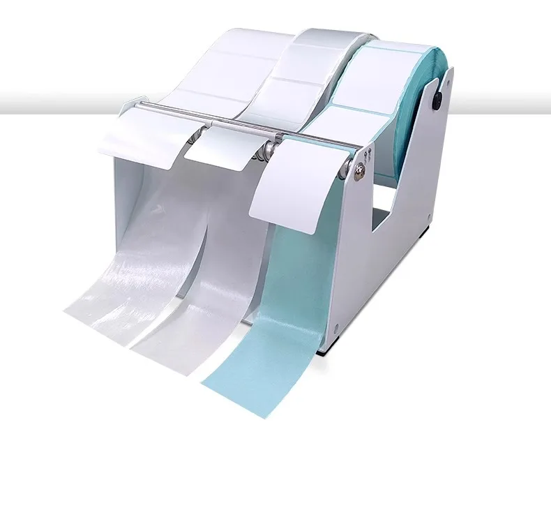 Removedor manual de etiquetas, adesivo térmico autocolante para placas de cobre, etiqueta transparente redonda para selagem e remoção de etiquetas.