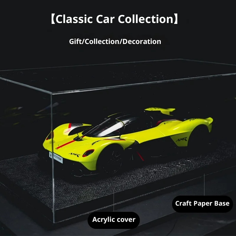 Tsc Aston Martin Valkyrie-modelo de coche de aleación a escala 1:18, exhibición coleccionable realista, juguete de regalo, vehículo sin Control remoto