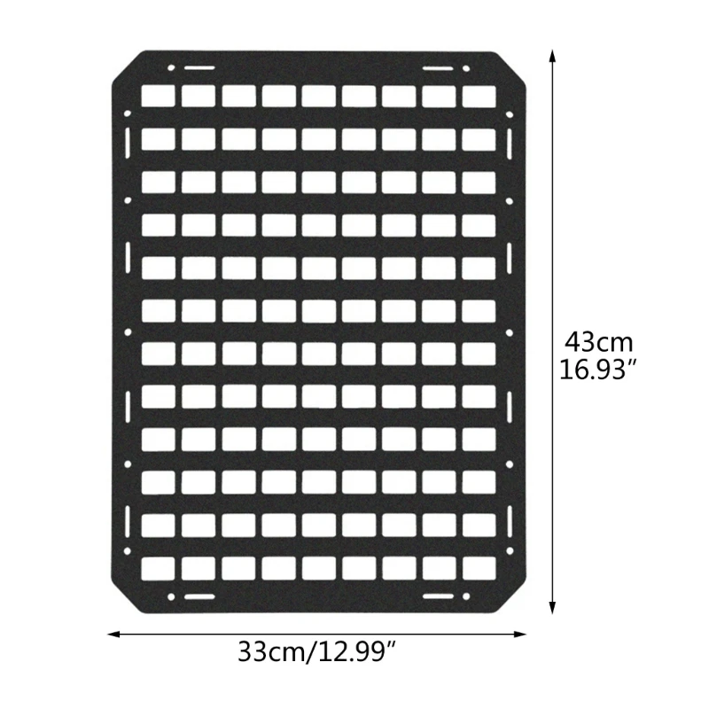 F1FD Organizadores respaldo asiento automóvil Panel montaje camiones universal Panel almacenamiento modular