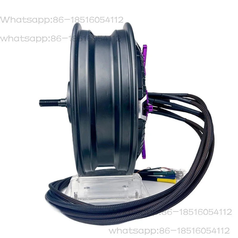 12 Inch Stellar Tile Motor 3000W/5000W/6000W High Torque/Balanced/Speed Version for Electric Scooters, E-Bikes, Motorcycles