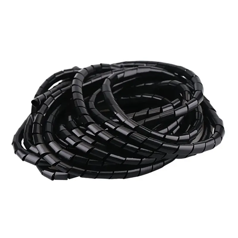 

2Pcs Flexible Spiral Cable Wraps Cord Organizer Sleeve Insulated Wire Protector for Home Office Charging Cable Management Tube