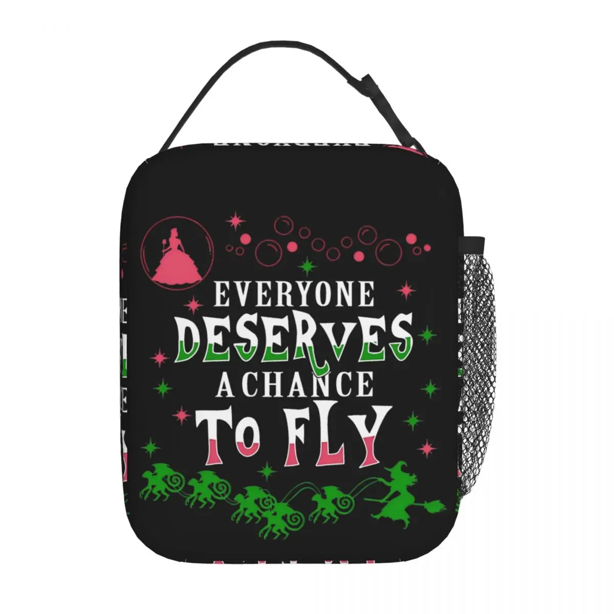 Chance To Fly Insulated Lunch Bags Cooler Bag  Lunch Container Wicked Large Tote Lunch Box Men Women College Picnic