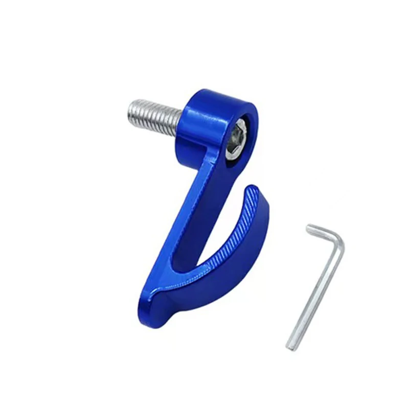 Gancho Universal de aleación de aluminio CNC para motocicleta, soporte de gancho de un solo orificio para casco, bolsa de transporte para bicicleta de cross, Scooter Eléctrico, ciclomotor