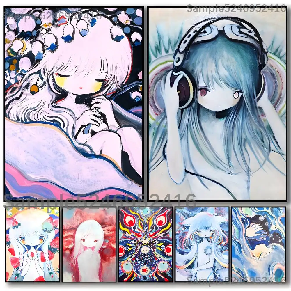 S-Siku Art Cute Poster For Self-adhesive Art Waterproof Paper Sticker Coffee House Bar Room Wall Decor