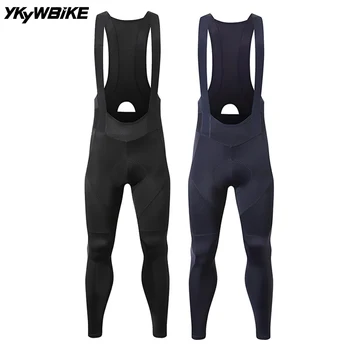 YKYWBIKE 2024 Men&#x27;s Cycling Bib Long Pants Spring Autumn Long Bicycle Pants Bib Road Bike Trousers Bib Tights Cycling Bib Pants