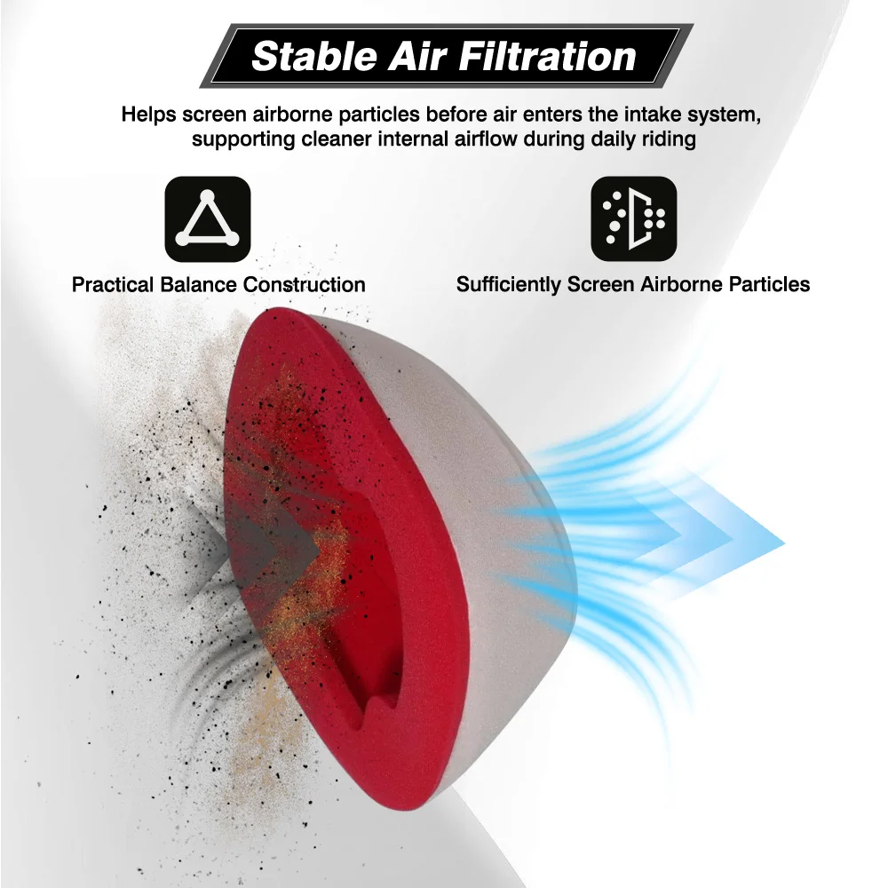 Motorcycle Air Filter Cleaner Element For KTM 85 105 125 200 SX XC 1998 1999 2000 2001 2002 2003-2012 59006015000 50306015000 view 3