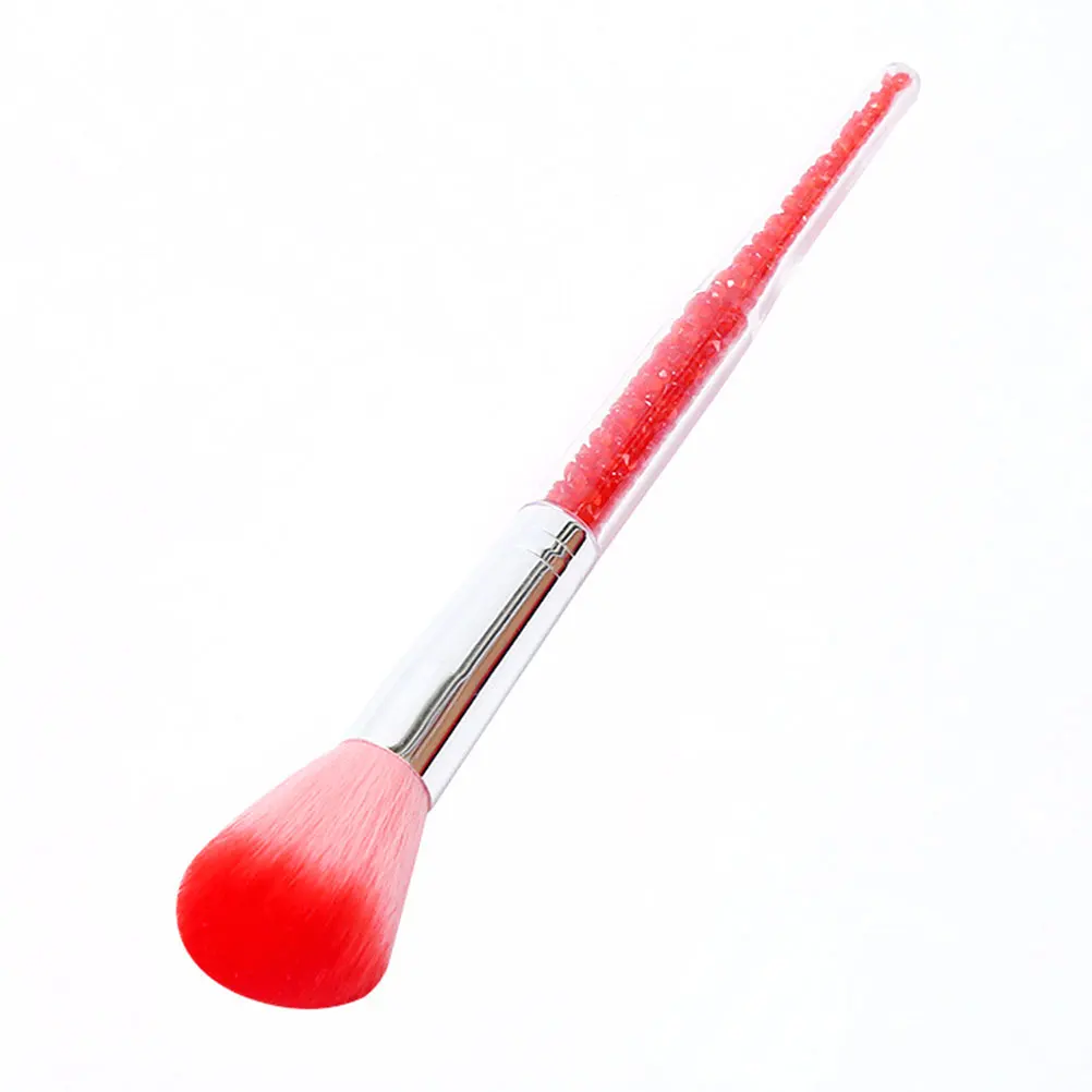 

7 Pcs Long Handle Cleaning Brush Nail Art Dust Set Manicure Pedicure Tool Cleaner With Diamond