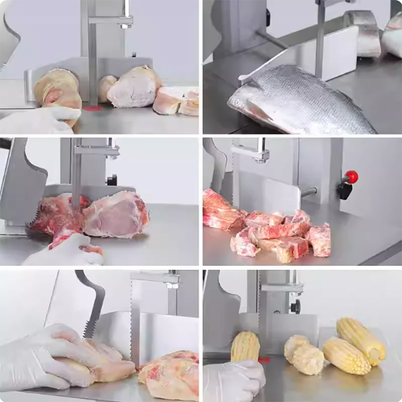 

High Quality Meat Cutting Machine Bone Saw Frozen Bone Cutting Saw Machine Thick Stainless Steel Material for Sale at a Low
