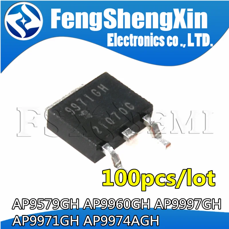 

100pcs/lot New AP9579GH AP9960GH AP9997GH AP9971GH AP9974GH AP9974AGH TO-252 MOSFET