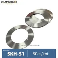 Slitter Round Blade SKH51 Upper Blades Single Sided 1 Layer Knife Edge For Slitting Machinery 5Pcs/Lot