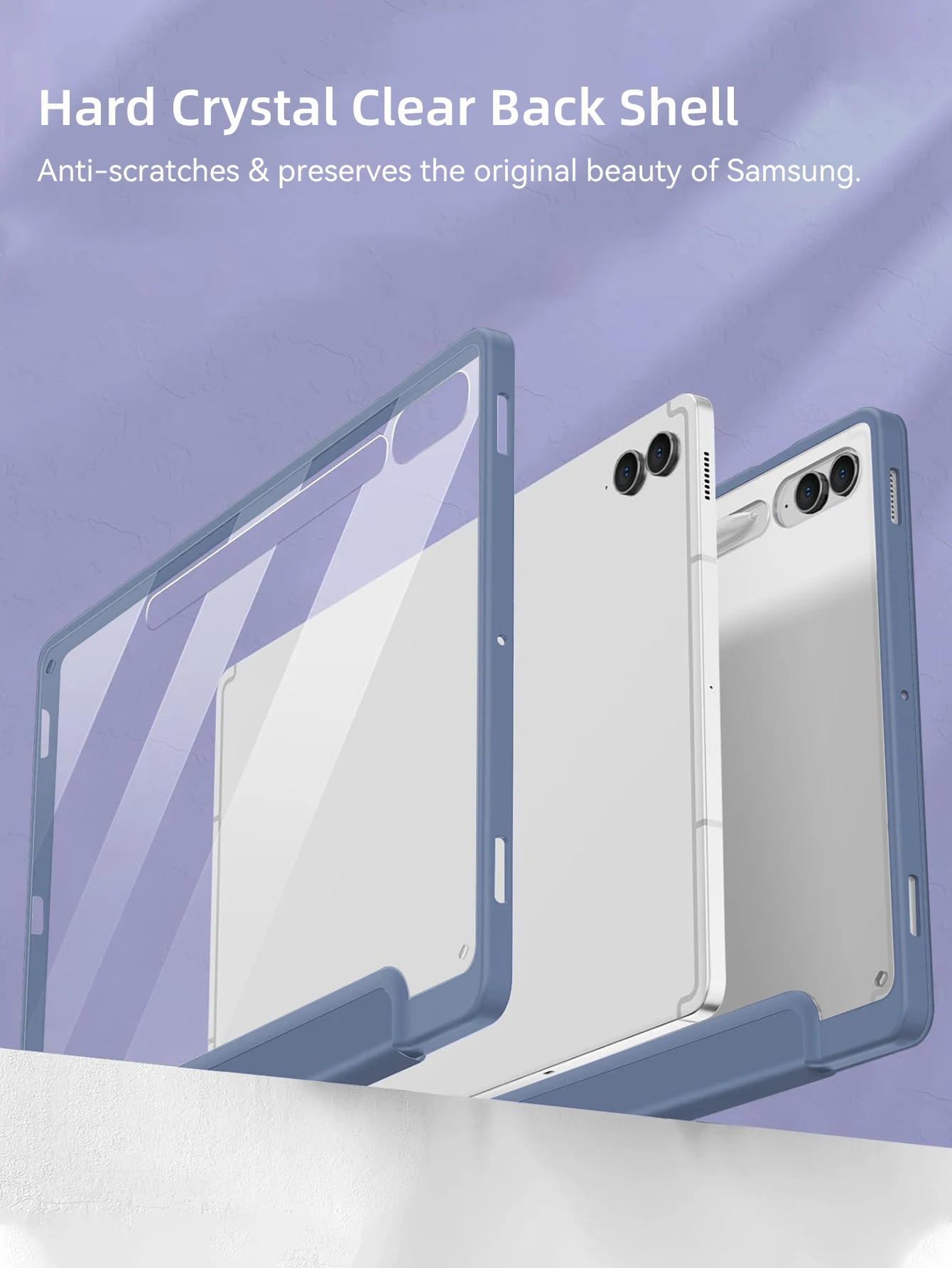 Tablet Case for Samsung Galaxy Tab S7 S8 S9 S6 Lite 10.4 A8 10.5 S7 S8 S9 Plus S7 FE 12.4 Cover With Pencil Holder