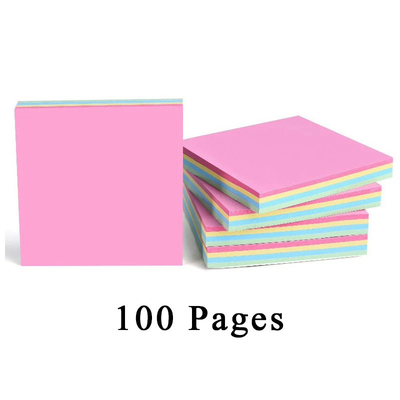 1Book Kleurrijke Sticky Note Multi-Vorm Vierkante Pijnboom Beer Ster Doek Hart Zelfklevende Notitieblokken DIY School kantoor Accessoire ZYF