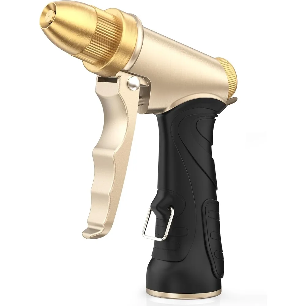 

RAINPOINT Garden Hose Nozzle, Upgraded Heavy Duty Metal Spray Nozzle, High Pressure Water Nozzle with Adjustable Spray Patterns