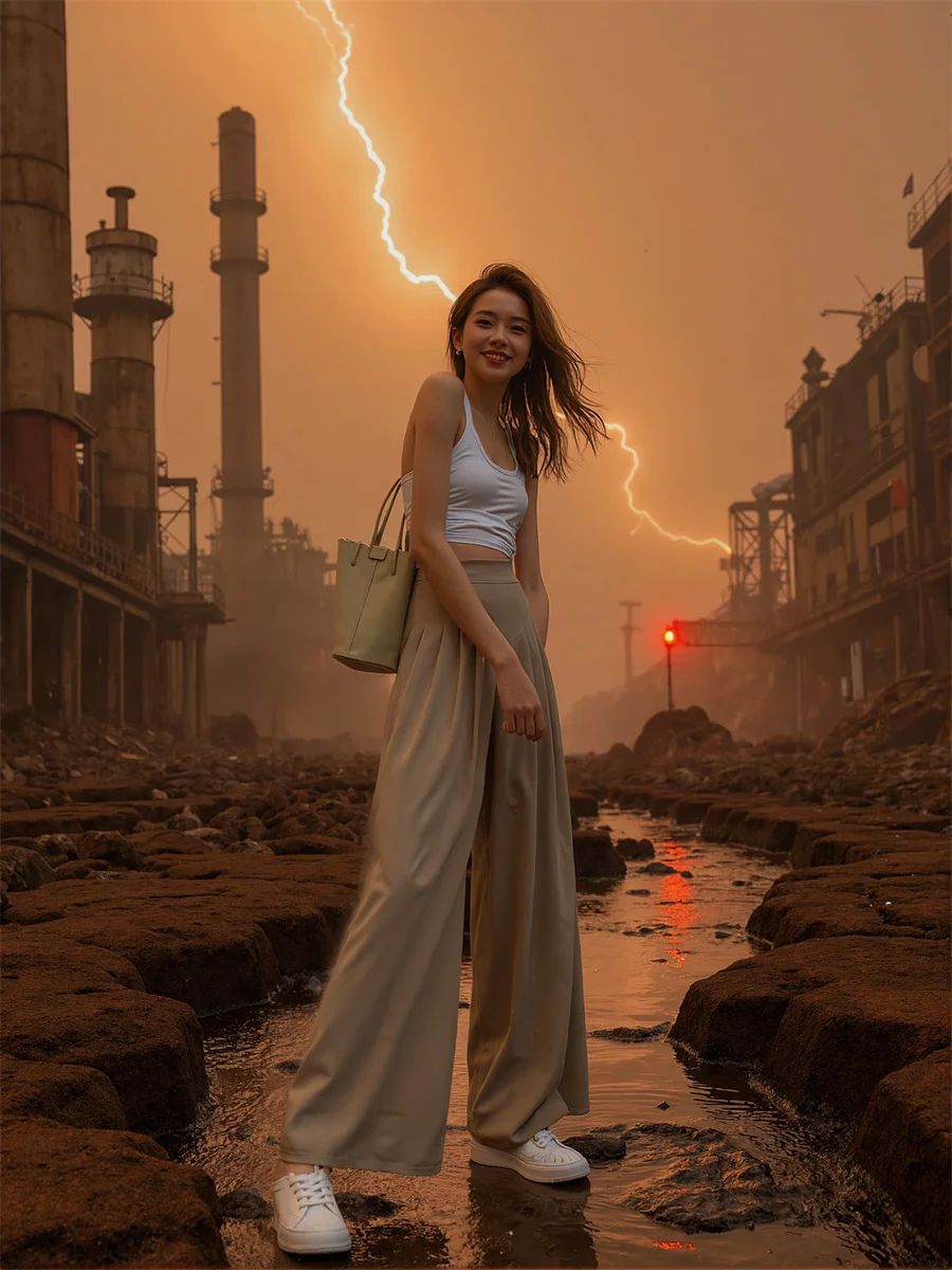 السراويل الكورية نمط أسود آلة قابل للغسل النساء مكتب العمل سيدة الأعمال التنقل الرسمي المهنية أنيقة عالية الخصر ضئيلة #6