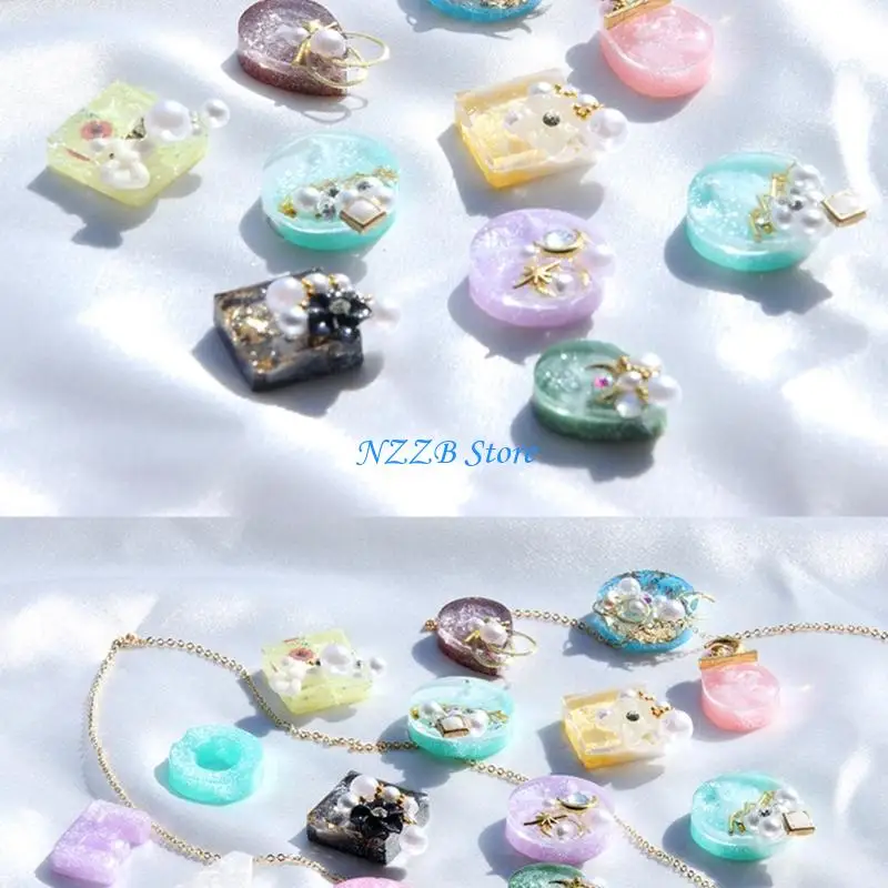 

T21F Эпоксидный УФ-клей Набор ультрафиолетового отверждения DIY Перламутровые принадлежности для изготовления ювелирных изделий