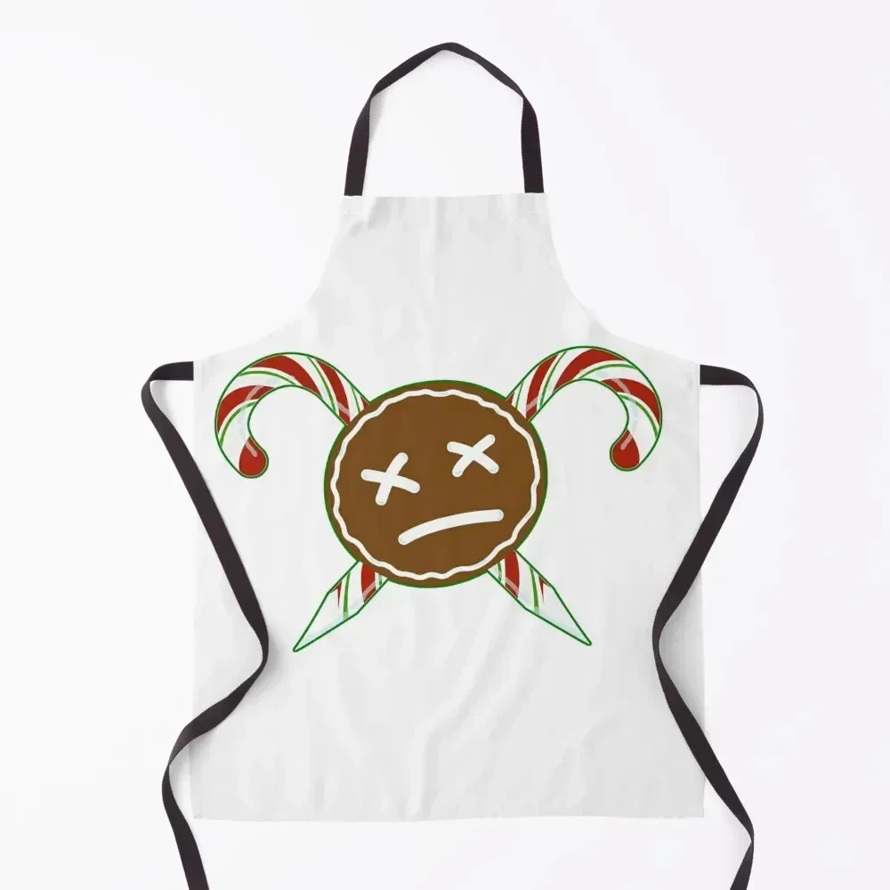 

Gingerbread Head Apron For Girl Hairdressing Cute Kitchen Woman Kitchens Apron
