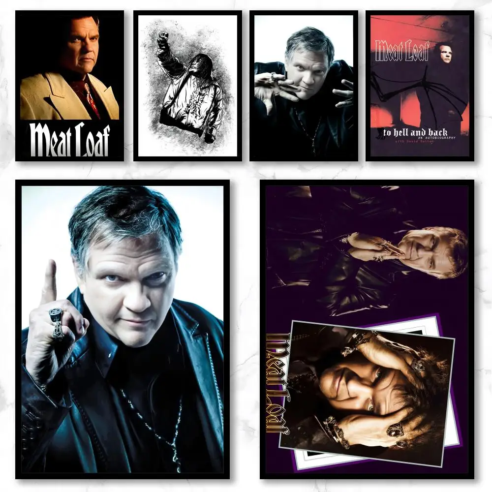Music M-Meat Loaf Poster Premium Art Wall Decor, Simple Ornament for Living and Leisure Areas