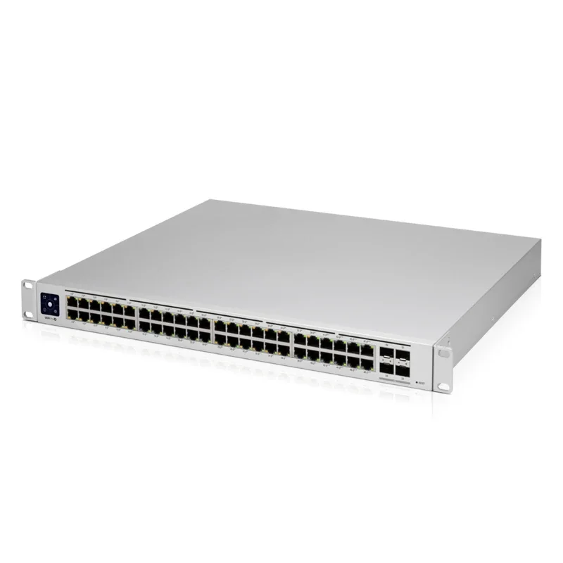 UBIQUITI USW-Pro-48-PoE Layer 3 Switch Pro 48 Port PoE 40 x GbE PoE+, 8 x GbE, PoE++ 600W, 4x10G SFP+ Ports, 176 Gbps Capacity