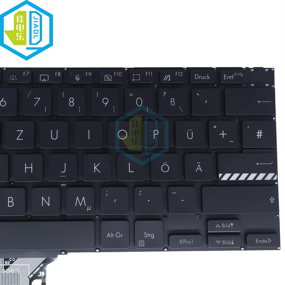 M3400 Laptop Backlit Germany Keyboard Backlight For ASUS Vivobook Pro OLED M3400QA X3400PH N7400PA X7400PC M7400 0KNB0-1820GE00