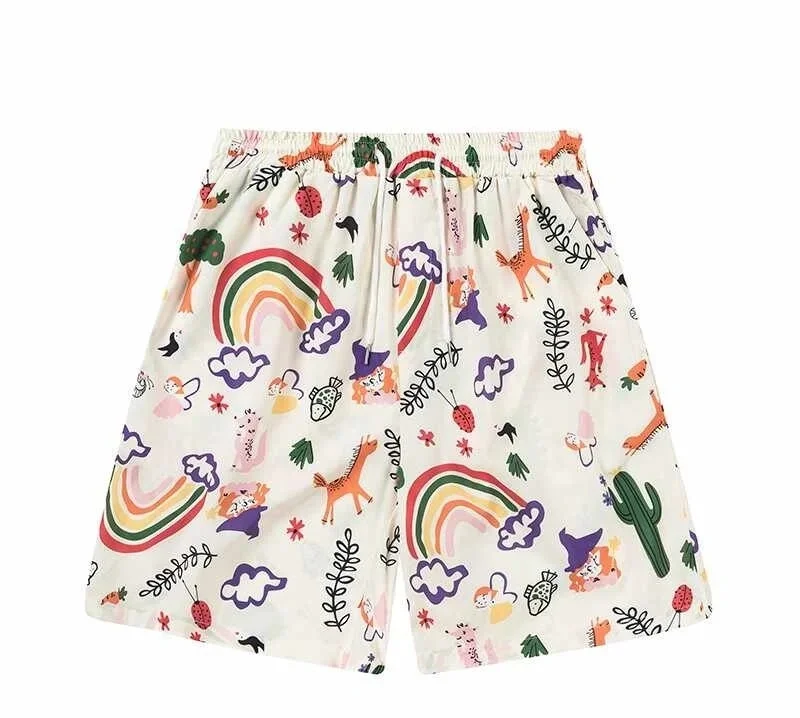 2026 Summer New Beach Loose Casual Quick Drying Comfortable Lightweight Versatile Casual Breathable Family Machingkids Shorts