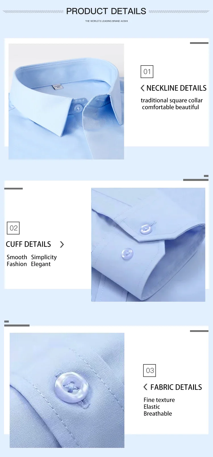 2022 Custom Wholesale Polyester or 100% Cotton mens formal long sleeve homme printing plain Solid Casual business dress shirts