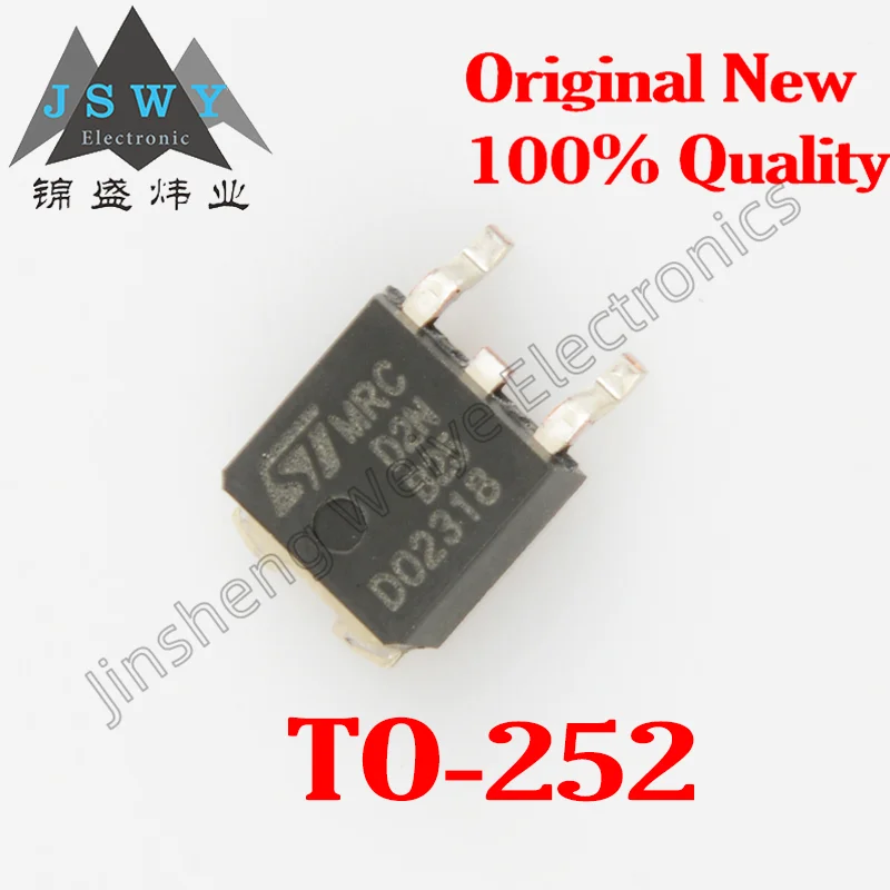 10PCS STD2NB25T4 D2NB25 STD4N80K5 4N80K STD6N95K5 6N95K STD7N80K5 7N80K5 SMD TO-252 FET 100% Brand New Free Shipping