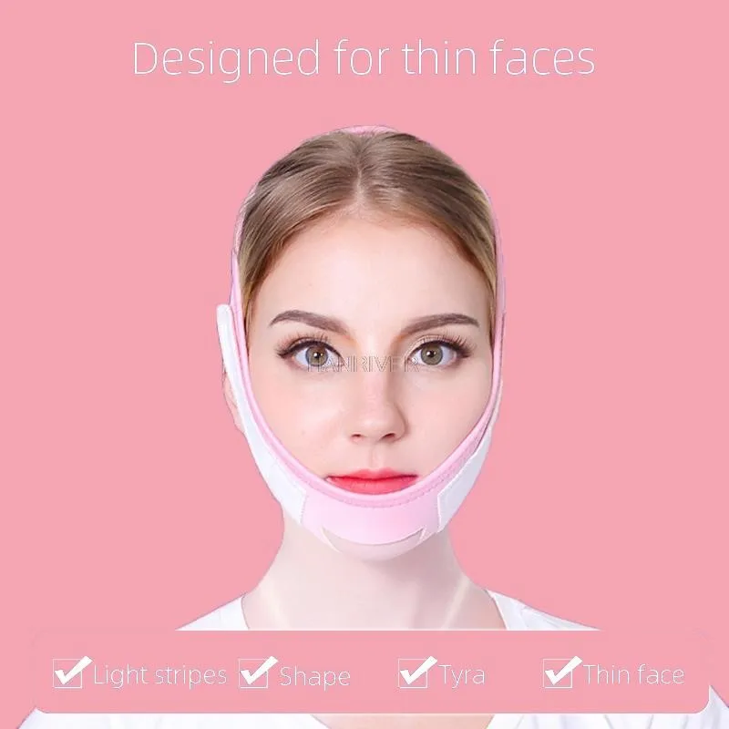 Maska wyszczuplająca twarz V-Line Lifting Podnosząca Policze Podbródek Szyję Wyszczuplający Pasek Upiększający Ujędrniający Maska na Twarz Wyszczuplająca Bandaż