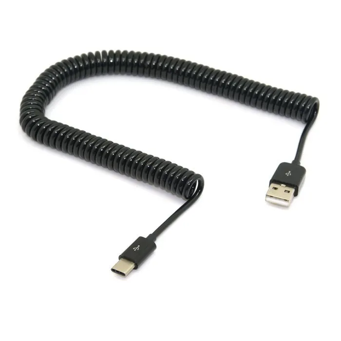 CY Xiwai Stretch 3m USB-C 3.1 Type C Male to Standard USB 2.0 A Male Data Cable for  N1 Tablet & Mobile Phone