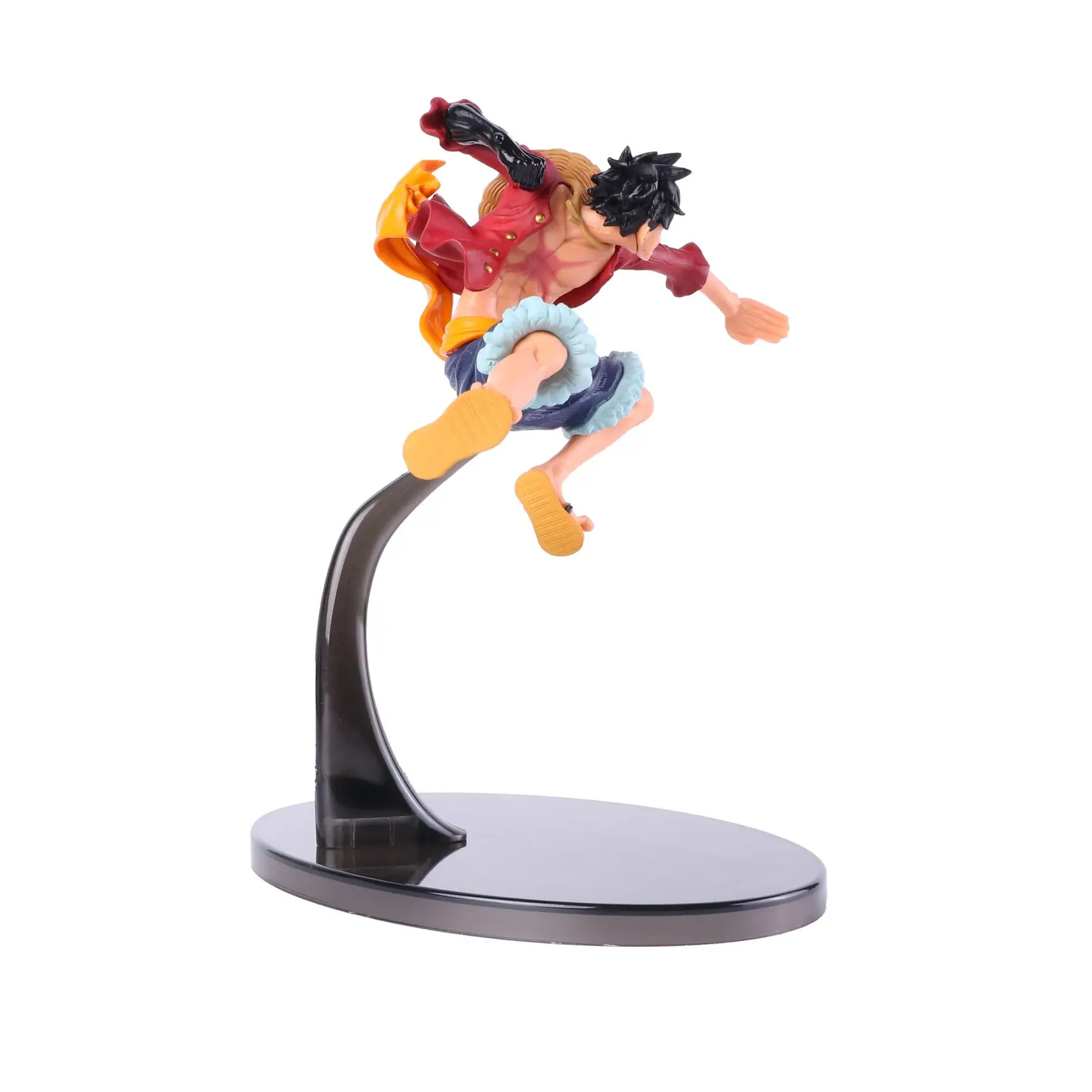 Anime One Piece SCultures BIG Monkey D Luffy Jumping Ver. GK PVC Action Figure Manga Statue Collection Model Kids Toys Doll Gift