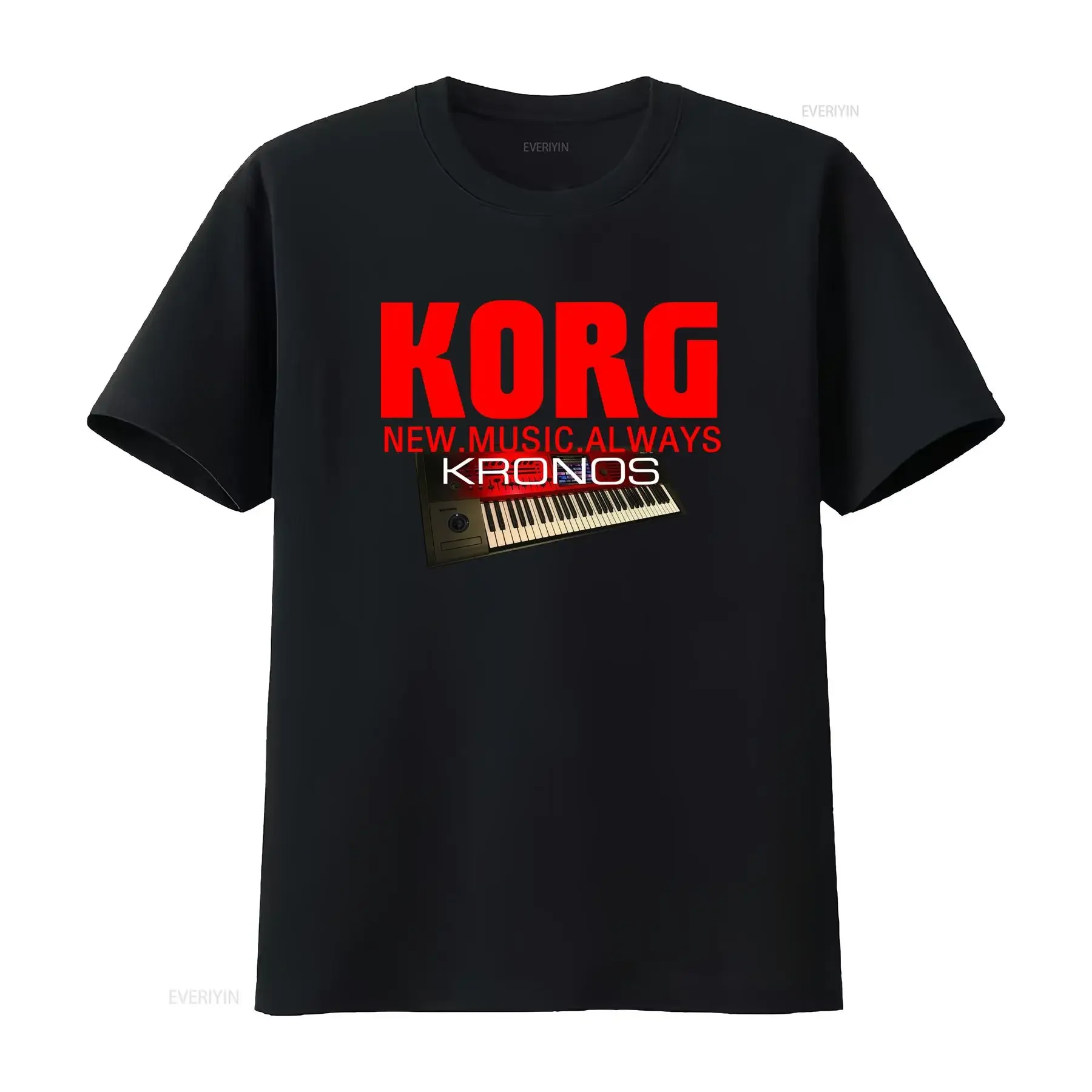 New Limited Edition Korg Kronos Keyboards Music T Shirt Funny Sizes S To 5Xl vintage Washed Versatile Top For Everyday Wear