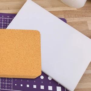 حصيرة قطع جلدية IMZAY ، لوح تثقيب بلاستيكي ، لوح تقطيع من خشب البلوط ، وسادة قصف ختم DIY ، 1 قطعة أفضل 6 سجاد مبيعا يقلد الخشب - No3