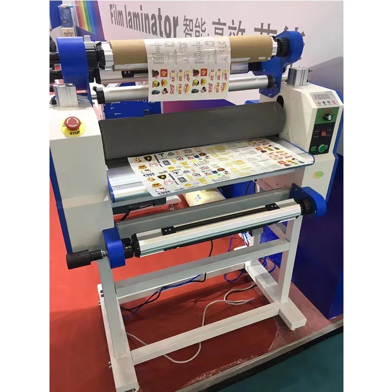 

Manual 650mm Warm and Cold Laminator heavy duty laminating machine Crystal label special laminating machine