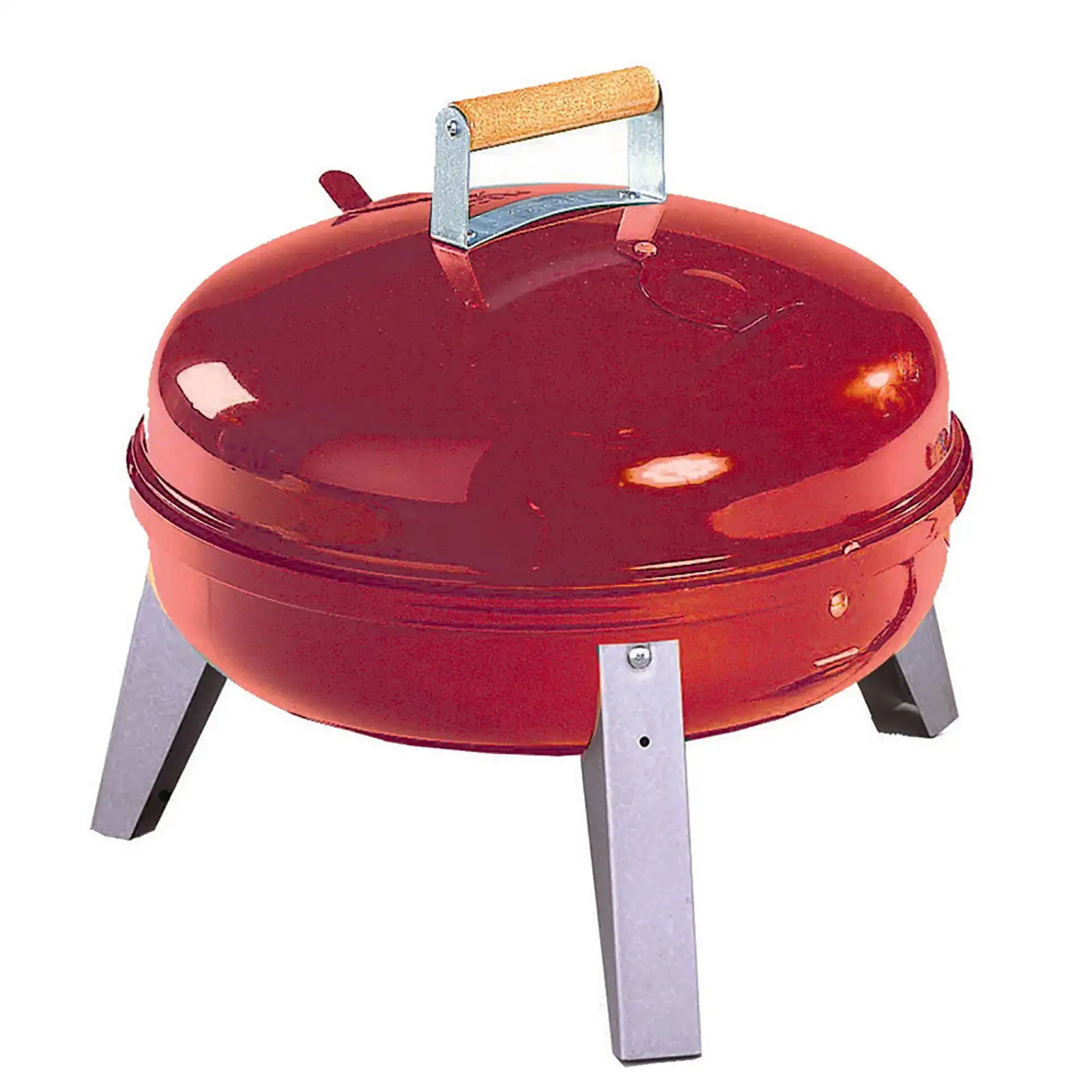 

Portable Steel Charcoal Grill, Compact Outdoor BBQ for Camping, Tailgating & Picnics, Easy Transport