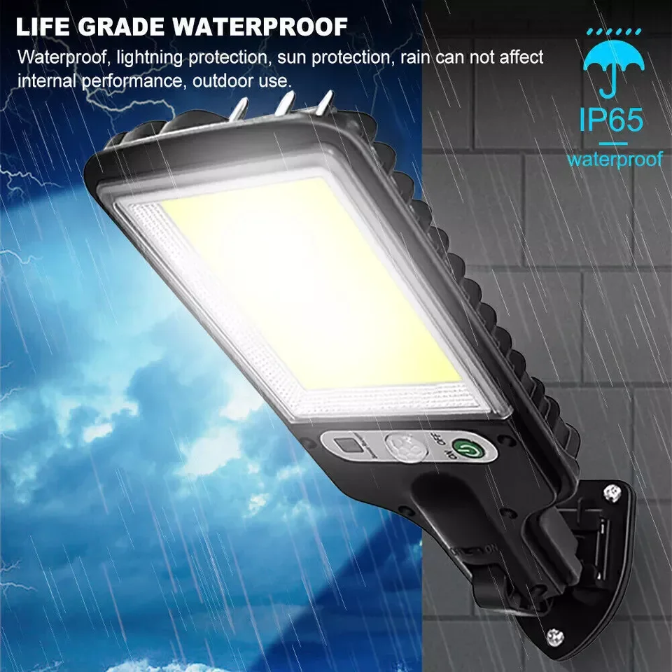 لاسلكي للتحكم عن بعد ضوء الشمس 117 COB الخرز الحركة المنشط السيارات على قبالة معدات الإضاءة الأمنية في الهواء الطلق دائم