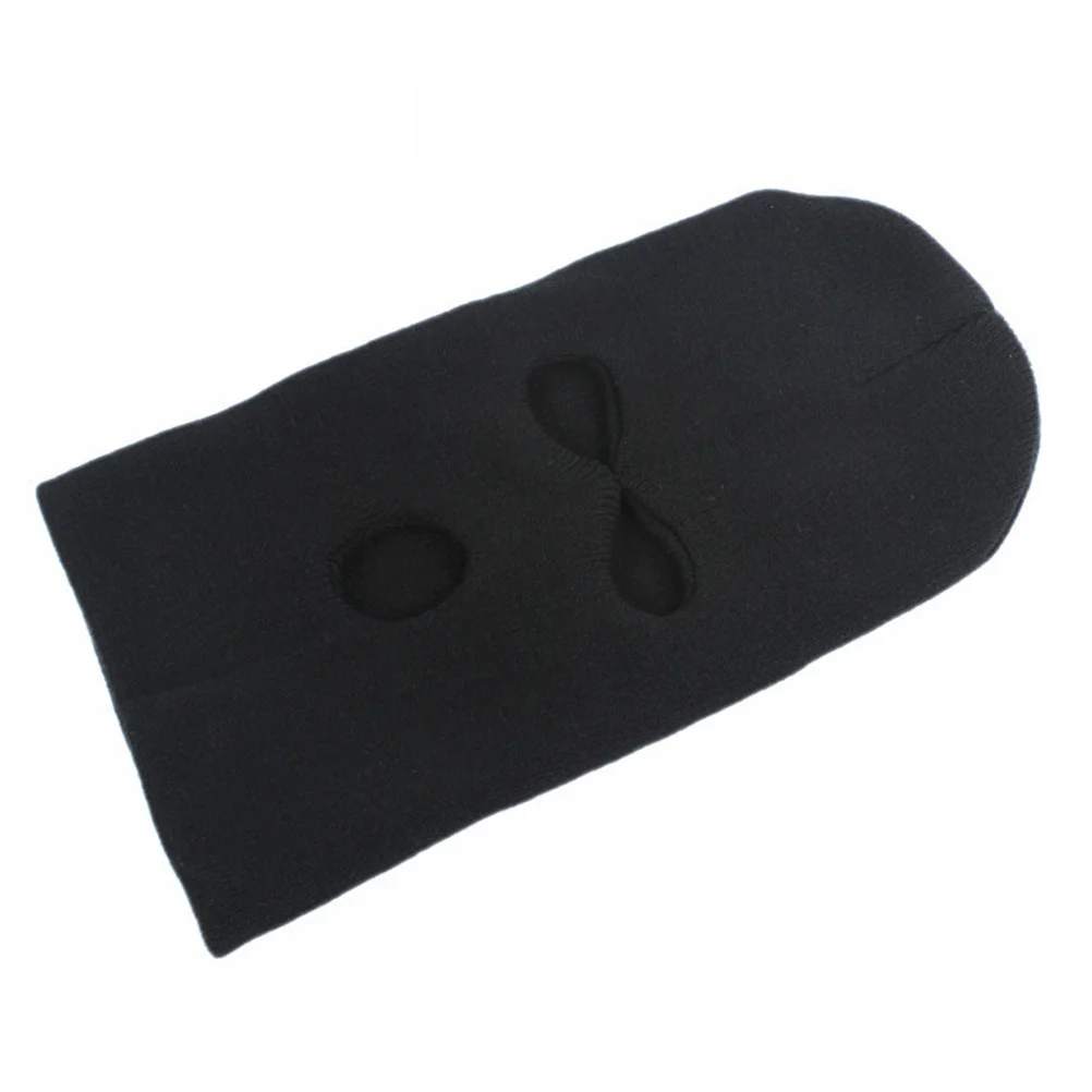 

2Pcs Winter Headgear Windproof Knitted Face Mask Warm Cover for Motorcycling Skiing Knitted Face Mask