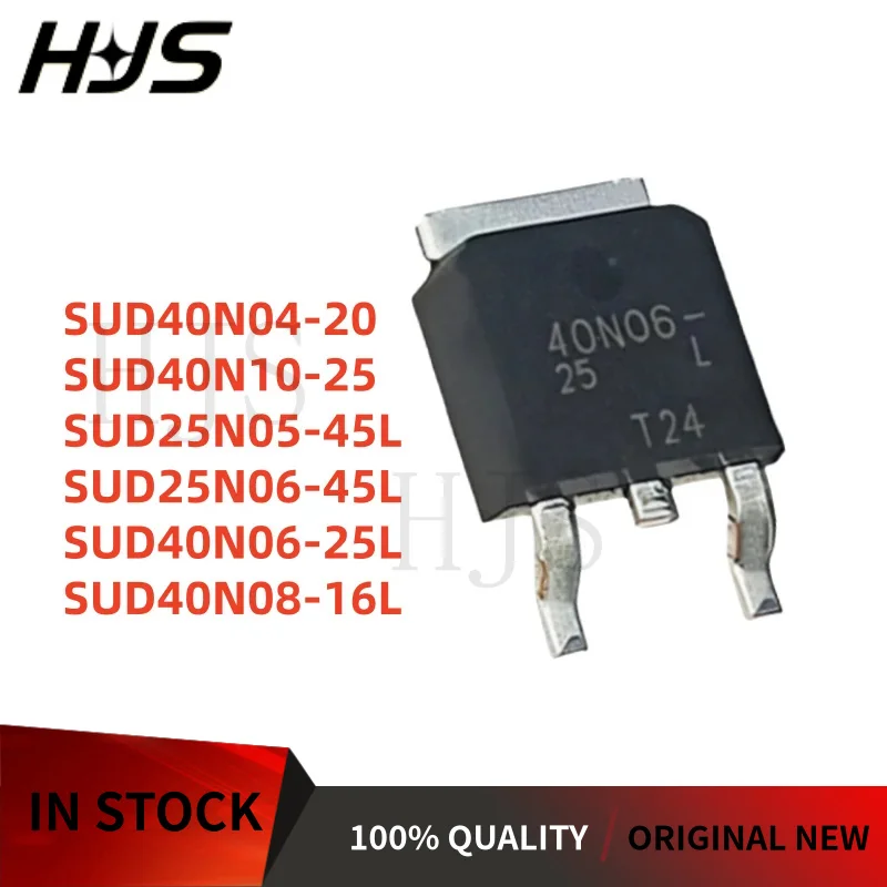10Pcs 100% New SUD50N024-09P SUD25N06-45L SUD40N06-25L SUD50N025-06P SUD70N02-03P SUD50P06-15L TO-252 MOS