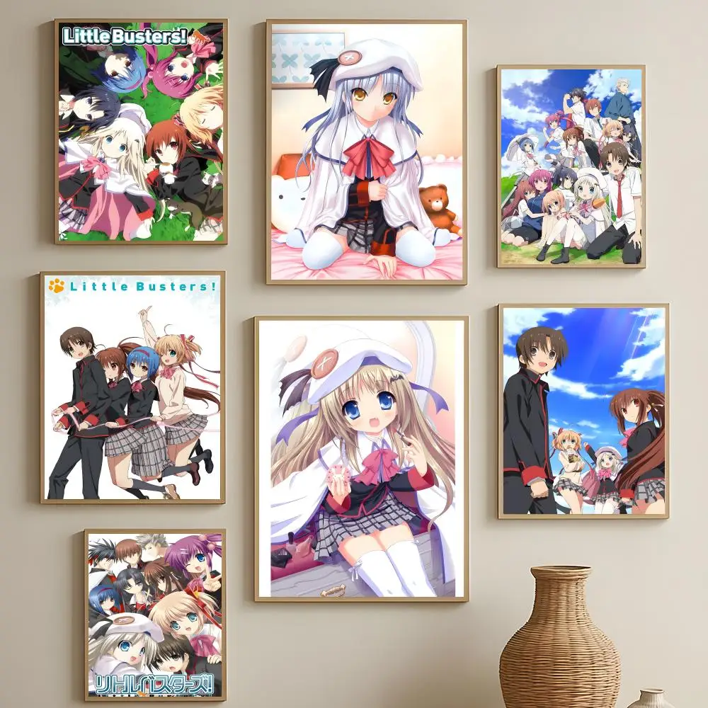 Romance Anime Little Busters! Poster HD Self-Adhesive Waterproof Wall Art Easy to Apply Multi-Scene Decor