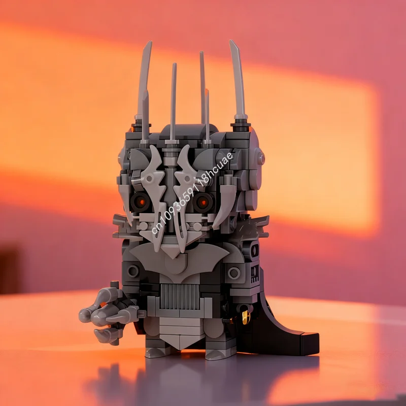

291pcs MOC Sauron Brickheadz Lord Rings Brickheadzed Model Building blocks Christmas gift DIY creative idea toy Education Brick