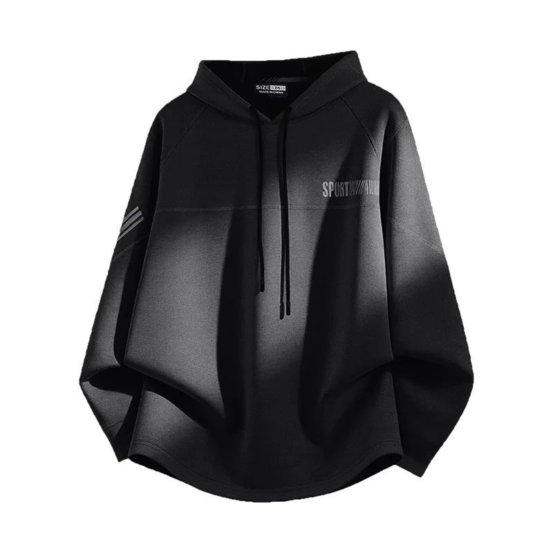

Men's Spring Hooded Long-Sleeve Fitness Shirt Quick-Drying Sun Protection Breathable Running Exercise Top