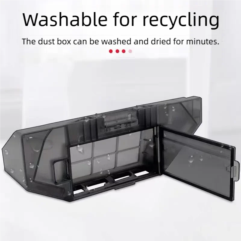 For Dreame X40 Pro, X40 Ultra, X40 S30 Pro Ultra Robot Vacuum Cleaners - Original Dust Bin Equipped with Filter