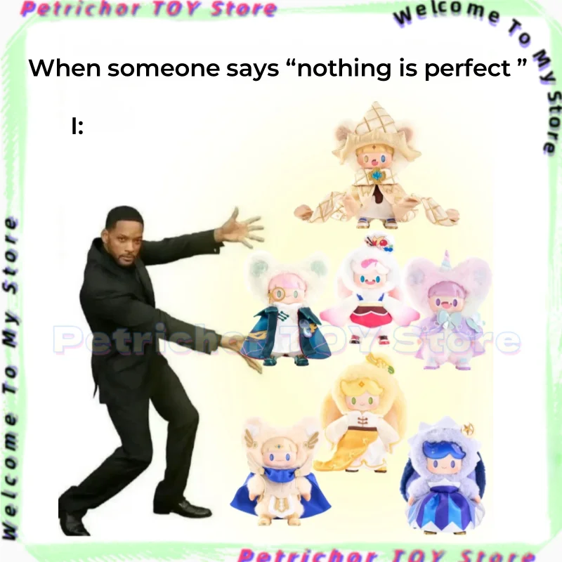 

100%Original New Blind Box Sprint Biscuit Man Kingdom Series Adou Biscuit Fashion Show Mystery Box Toy Cute Doll Gift In Stock