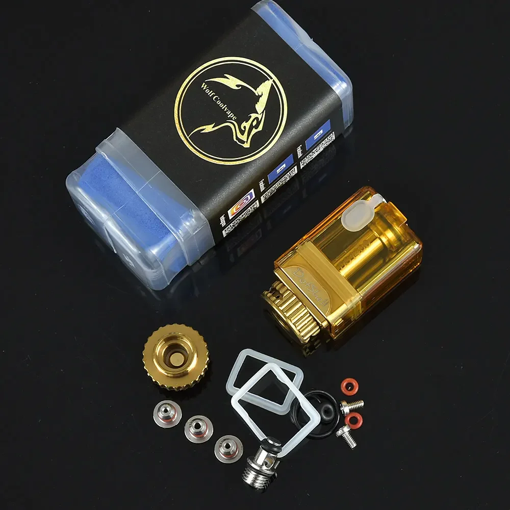Wolfcoolvape Dotshell สไตล์ RBA Rebuildable ถังสําหรับ dotAIO AIO Pod ชุด 316SS MTL Pins 1.0 1.2 1.5 มม.Vape Atomizer