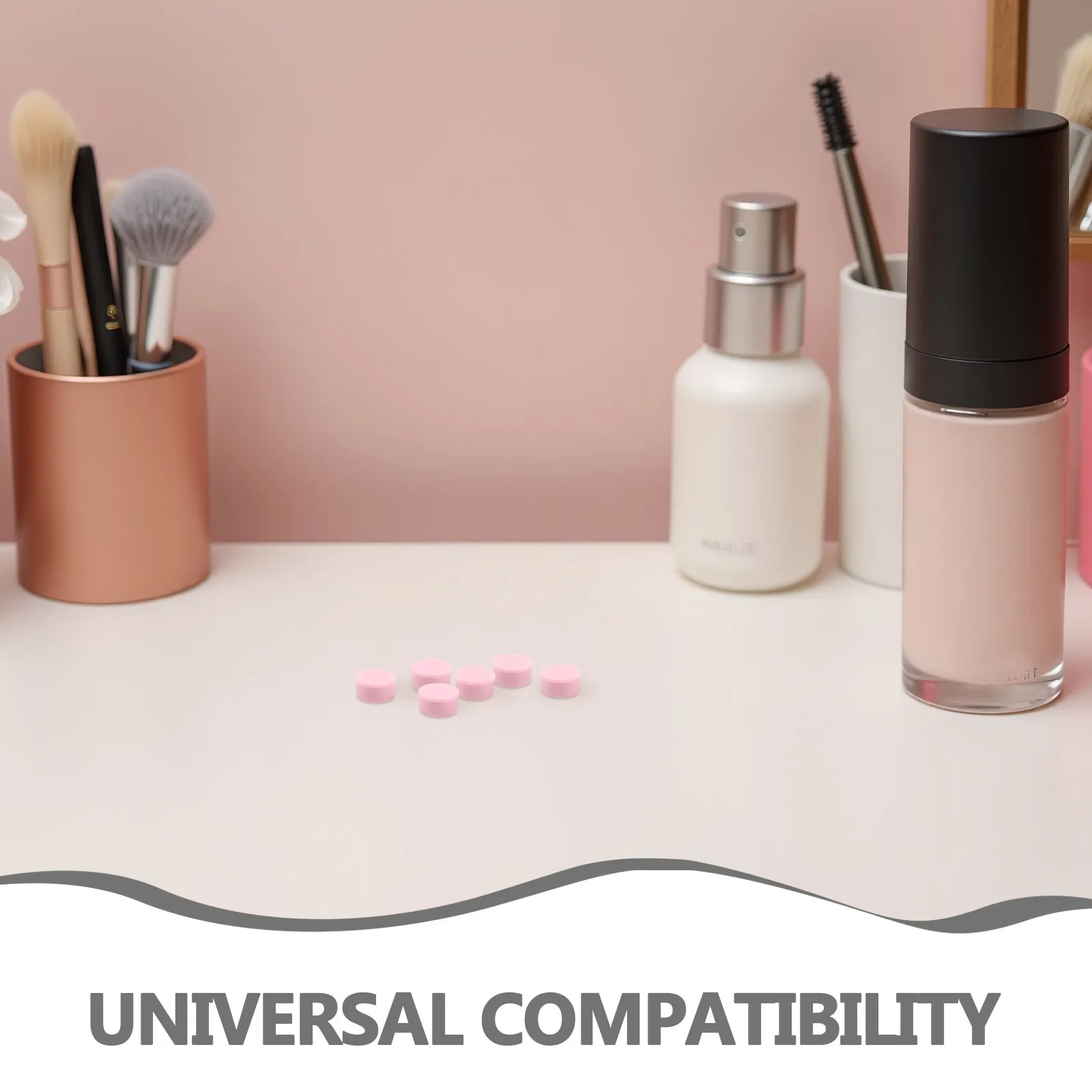 40 قطعة مسمار الفن الدورية محامل سحرية 0.5X0.4 بوصة البلاستيك الوردي عالية السرعة الروتاري رمح ل ثلاثية الأبعاد مسمار تصميم البسيطة سبينر Diy بها بنفسك #5